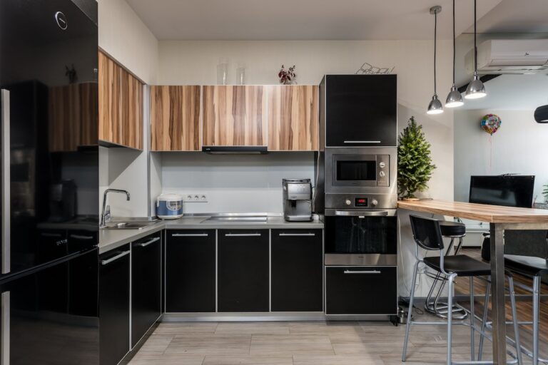 Farmhouse Black Kitchen Cabinets Exploring Trends & Timeless Designs